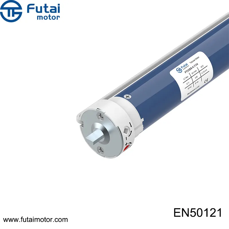 EN50121 godkendte jernbaneruller persienner motor