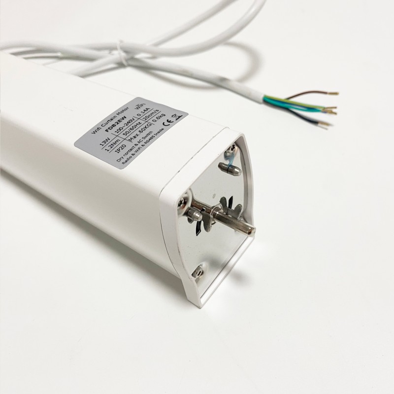 Multifunktionelle fem ledninger RS485 WiFi -gardinmotor